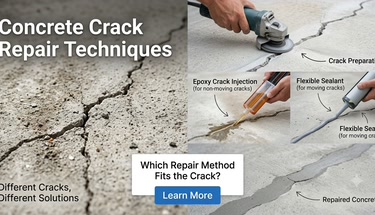 Concrete Crack Repair Techniques: Methods for Different Types of Cracks
