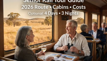 Brisbane To Adelaide Rail Tours For Seniors: 2026 Route, Prices & Travel Guide