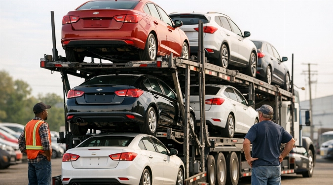 Unsold Car Hauler