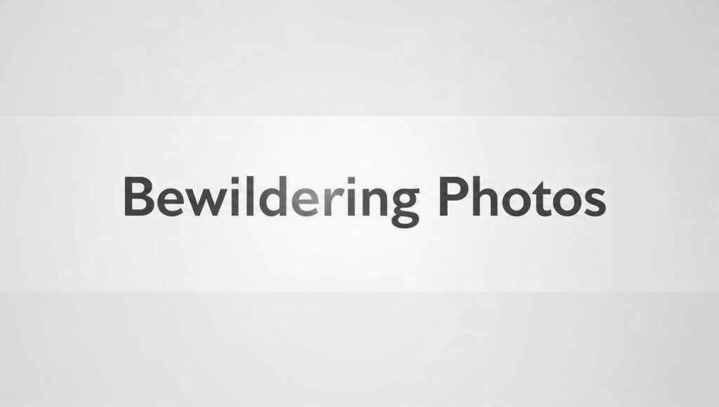 10 Bewildering Photos That Are Not Quite What They Seem plain background with the text Bewildering Photos written on it placed center