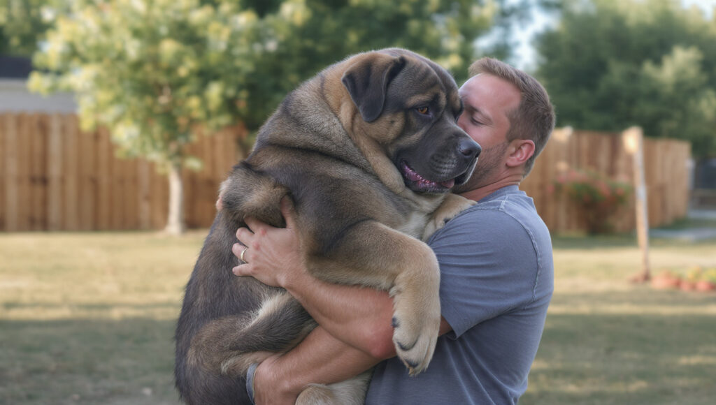 10 Bewildering Photos That Are Not Quite What They Seem The Man Carrying a “Giant” Dog