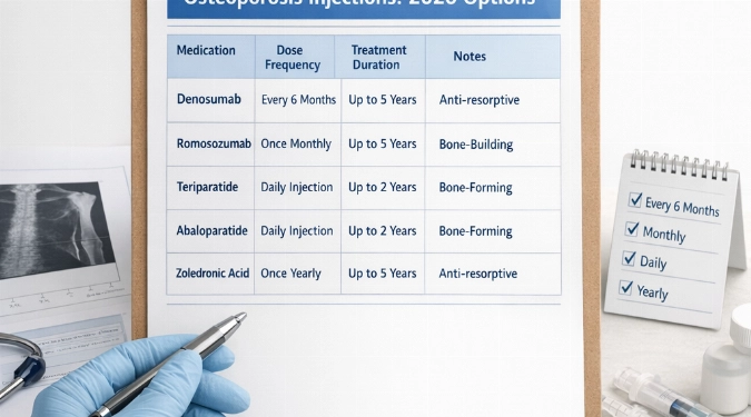 2026's Newest Osteoporosis Injection Options