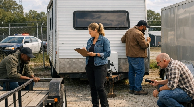 Police Impound Trailers for Sale: What to Check Before You Bid