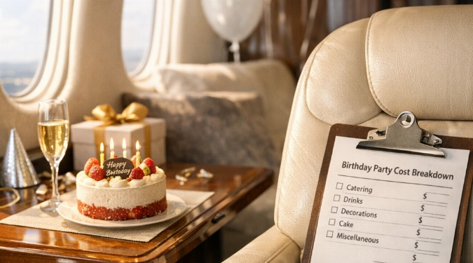 Exploring Private Jet Birthday Party Expenses