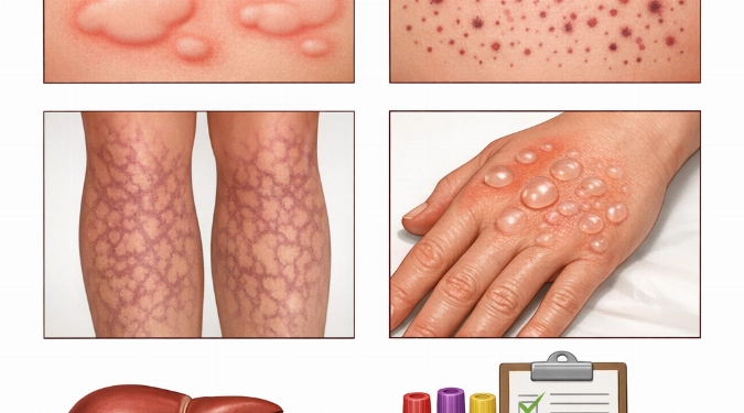 Guide to Skin Rashes Associated with Hepatitis