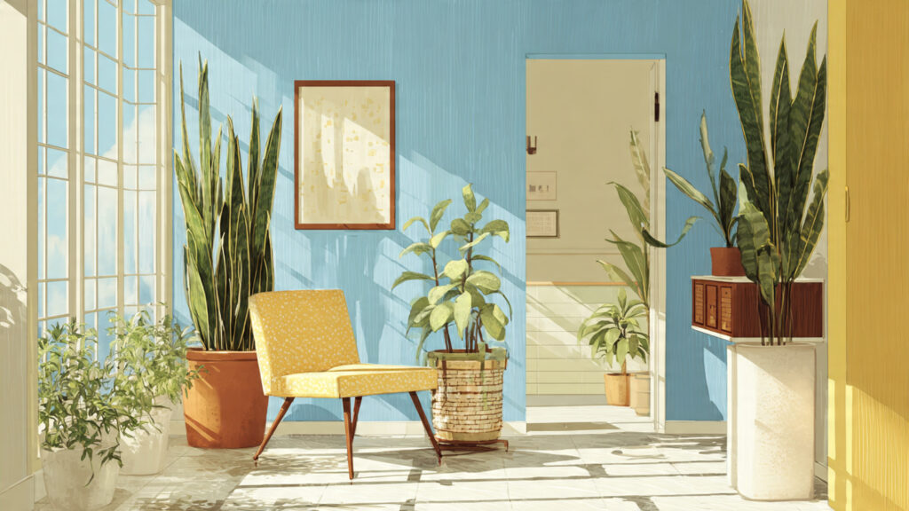 Best indoor plants for air quality placed in living room, bedroom, and office with proper lighting