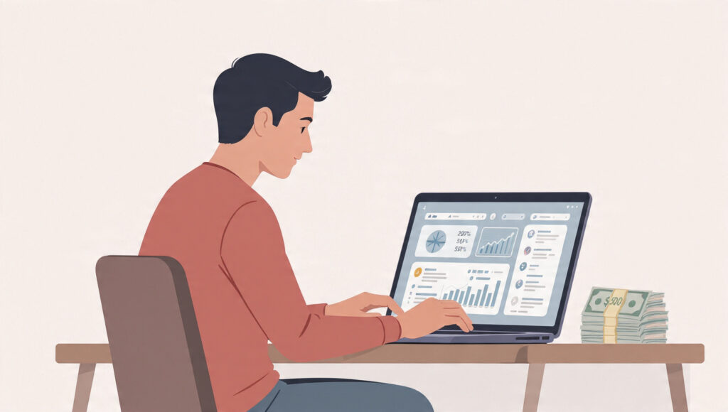 How To Start Investing With 500 Best Options For Small Investors Beginner investor starting to invest with $500 using ETFs, fractional stocks, and robo-advisors in the USA.