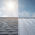 Asphalt Shingles vs. Metal Roofing: Lifespan, Cost, and Climate Factors